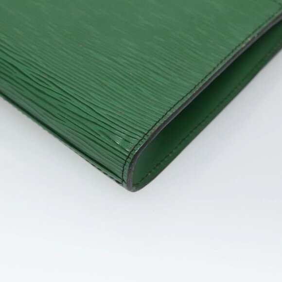LOUIS VUITTON Epi Art Deco Clutch Bag Green M52634 LV Auth BA2685 - Picture 11 of 16
